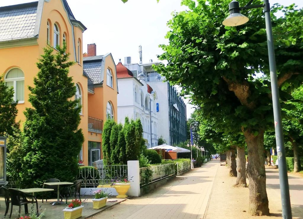 Hotel Villa Strandrose Ostseebad Heringsdorf Exterior foto